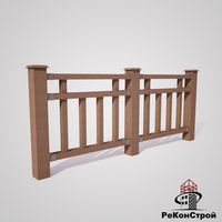 Декоративные заборы Amstel Wood, цвет коричневый №2 в Симферополе